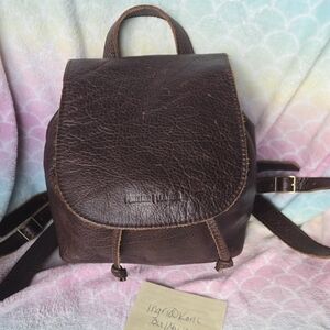 VGUC Portland Leather Company coldbrew bucket backpack